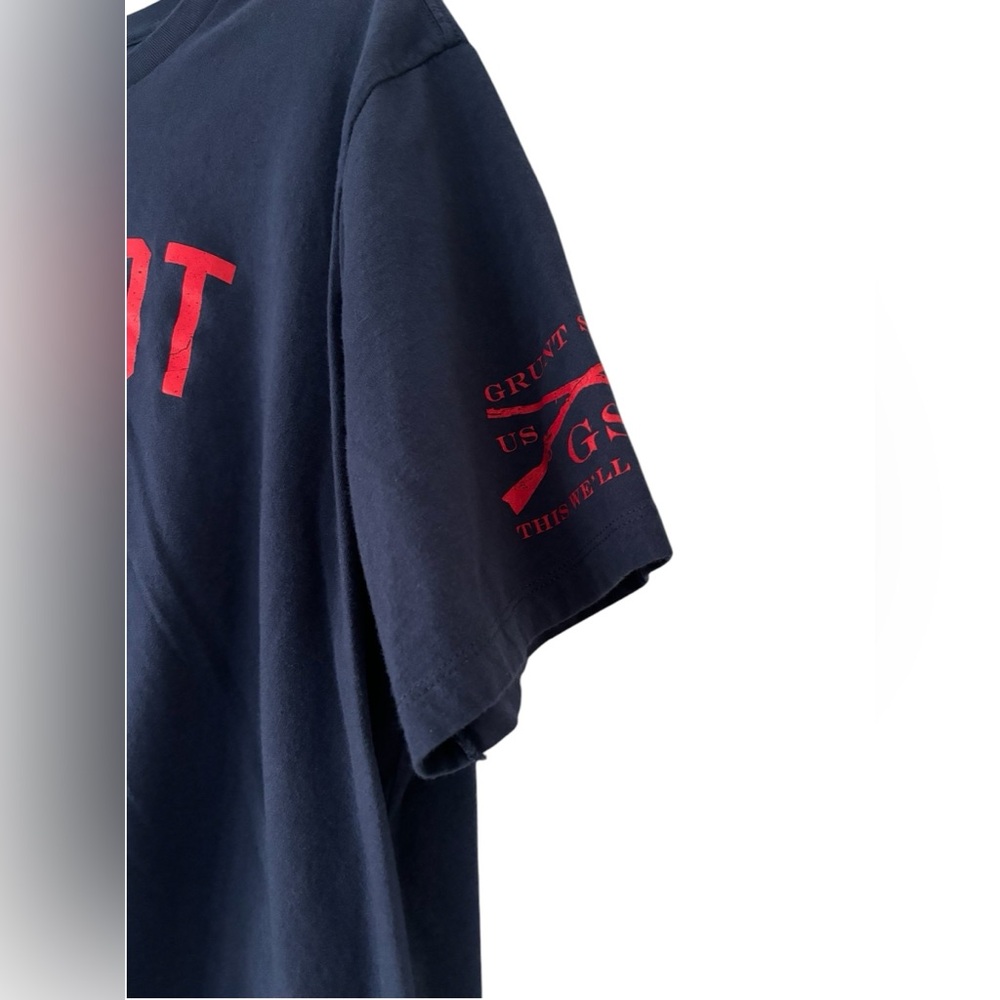 Grunt Style Zero F'S Given T-Shirt Patriotic Tee Shirt - Picture 4 of 7
